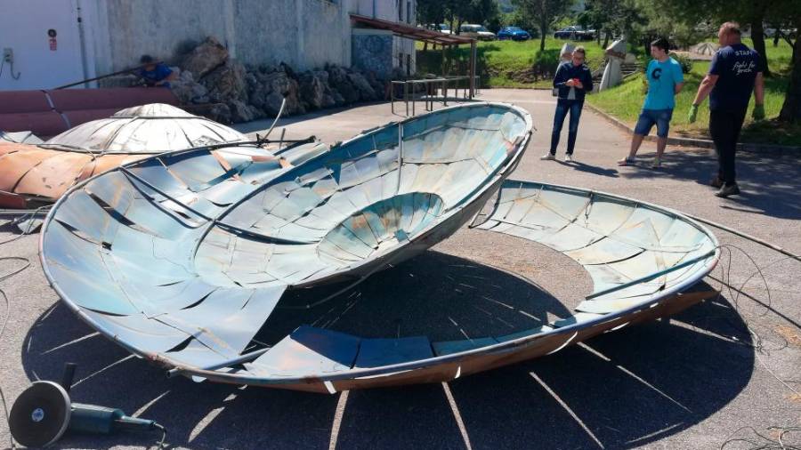 Ornamenti nekdanje diskoteke Ambasada Gavioli (M.C.)