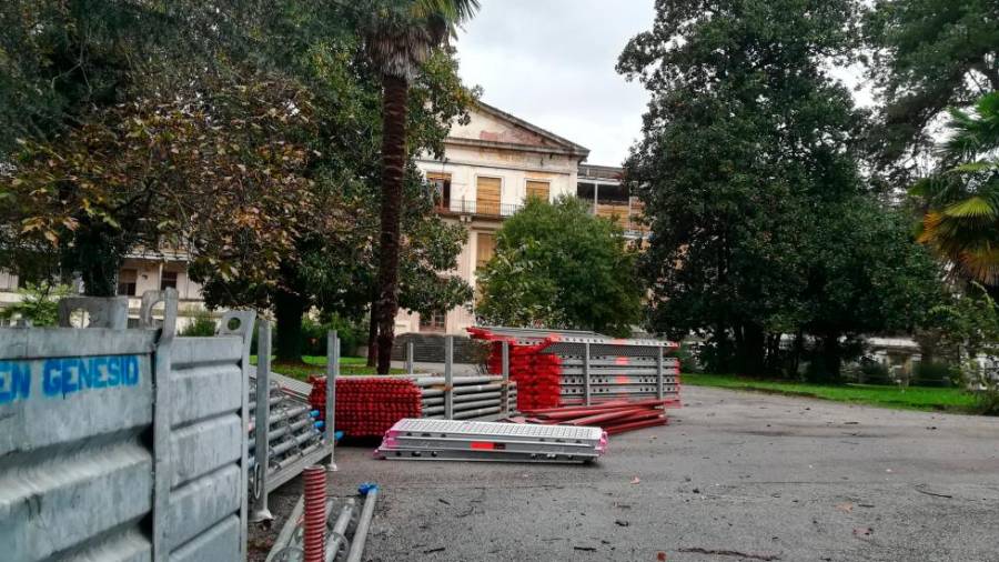 Dela v nekdanjem sanatoriju (A. A.)