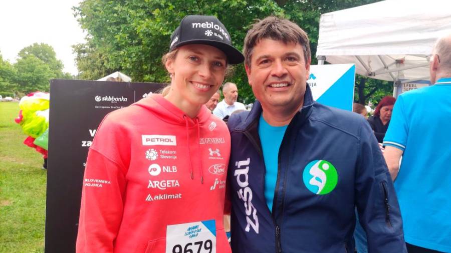 $!Slovenska olimpijska bakla prispela v Novo Gorico