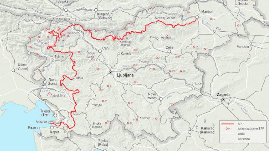Trasa slovenske planinske poti (ALPEADRIA-TRAILCUP.COM)