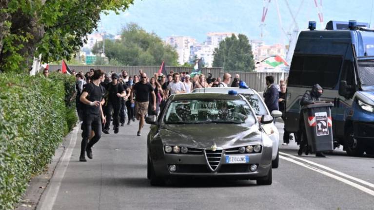 Tržaški protestniki za Gazo so se ločili