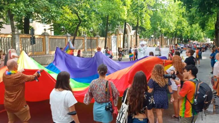 Parada ponosa prispela na skupni trg obeh Goric (foto in video)