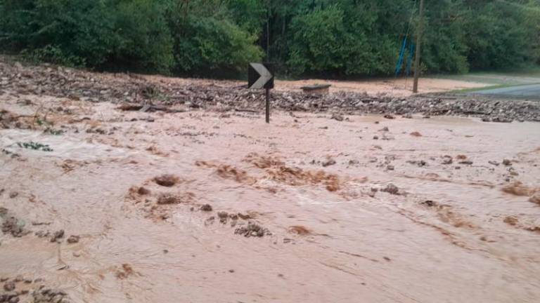 Poplavilo pokrajinsko cesto na Pordenonskem