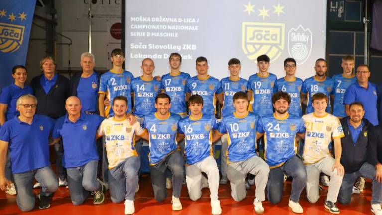 Za Sočo SloVolley danes krst v B-ligi