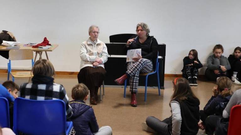Učence je obiskala Mariza Perat