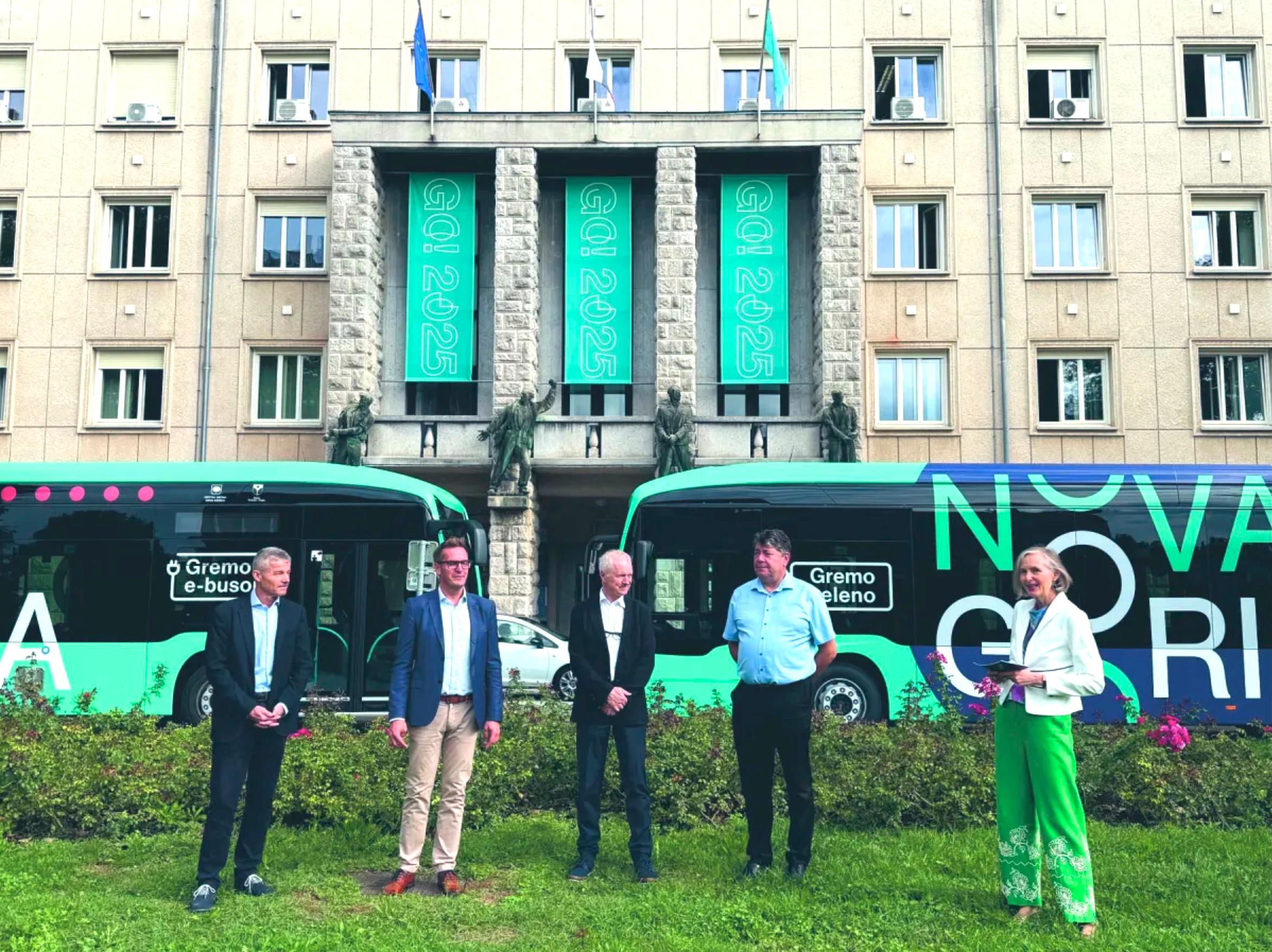 Novi električni avtobusi na novogoriških ulicah