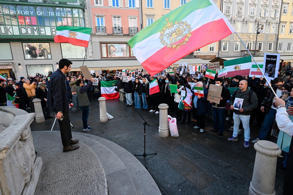 Iranski študentje v Trstu za svobodo