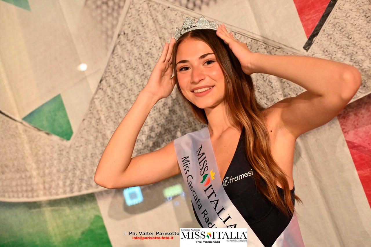 Maturantka na liceju Franceta Prešerna v polfinalu Miss Italije
