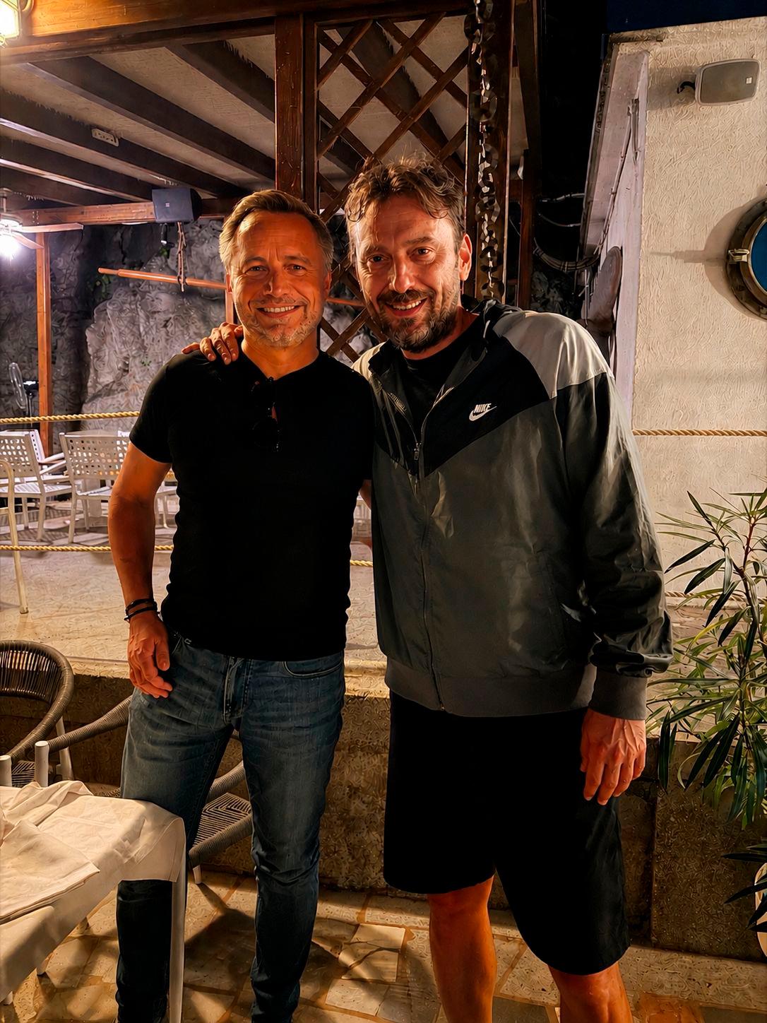 Cremonini obiskal znano devinsko restavracijo