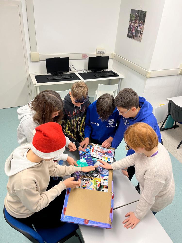 Tudi domski učenci so bili Božički za en dan