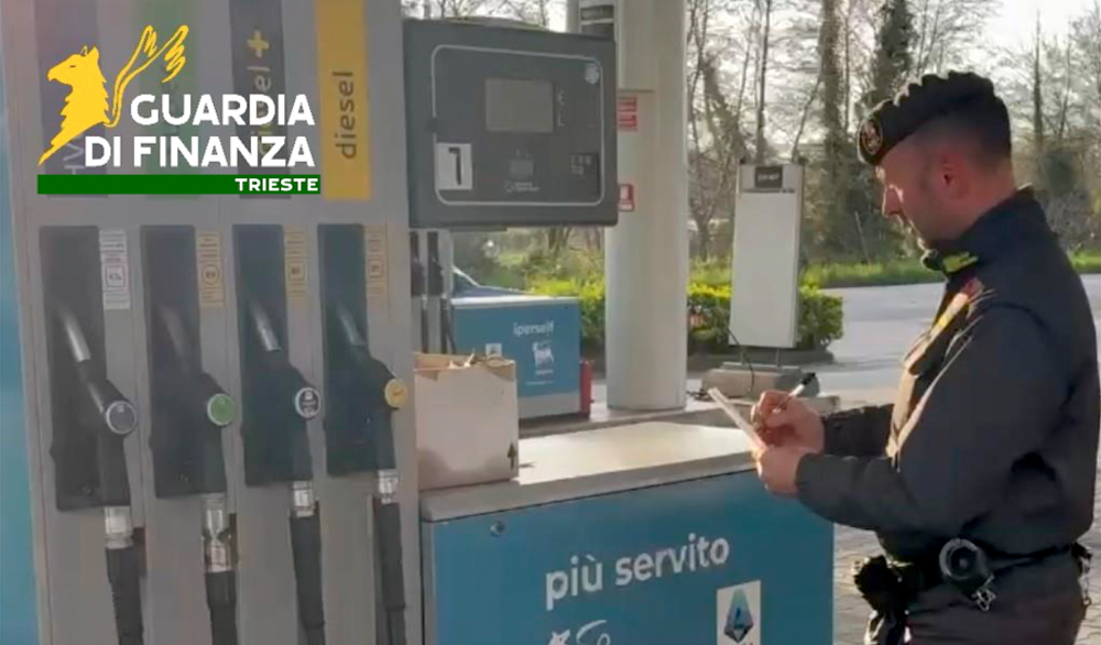 Tržaški finančni policisti nadzorujejo bencinske servise