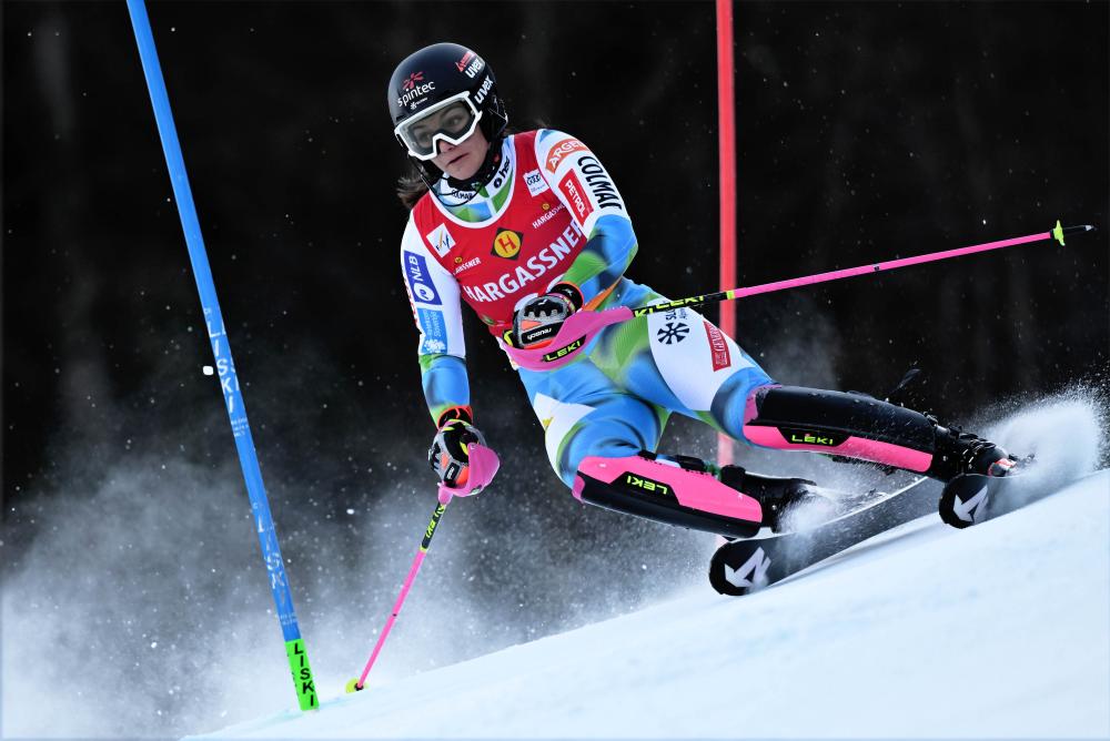 Caterina Sinigoi je lahko v Kranjski Gori računala na mnogo navijačev