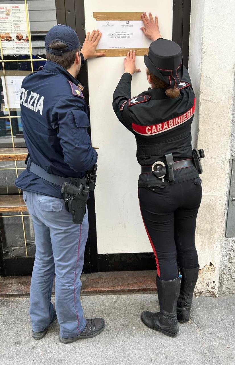 V Ulici Settefontane zaprli gostinski lokal