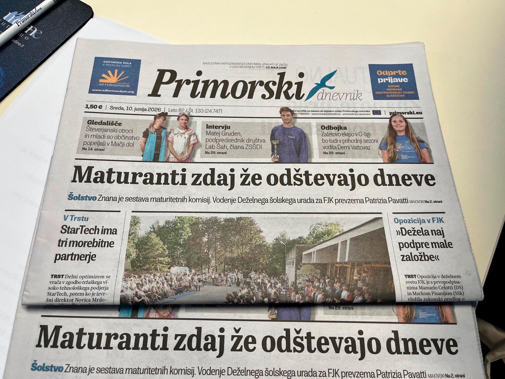 Kako do Primorskega dnevnika, če ga danes niste našli v kioskih na Goriškem