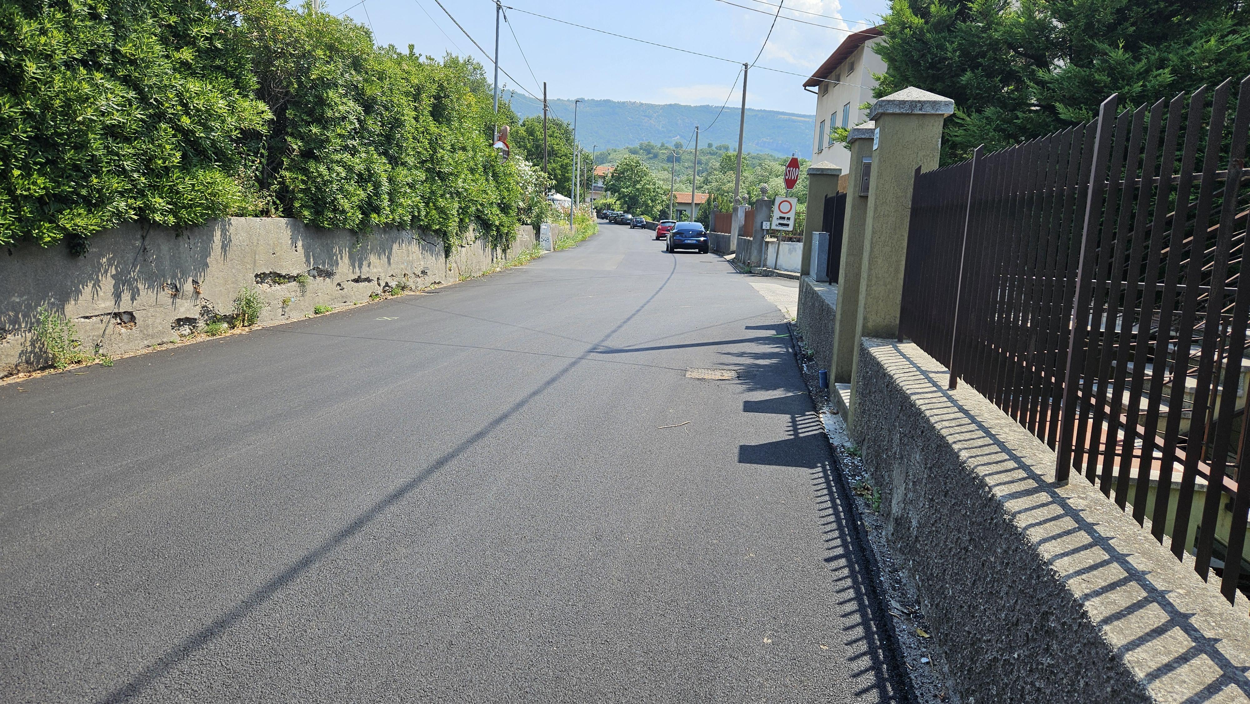 V dolinski občini so se lotili asfaltiranja cest