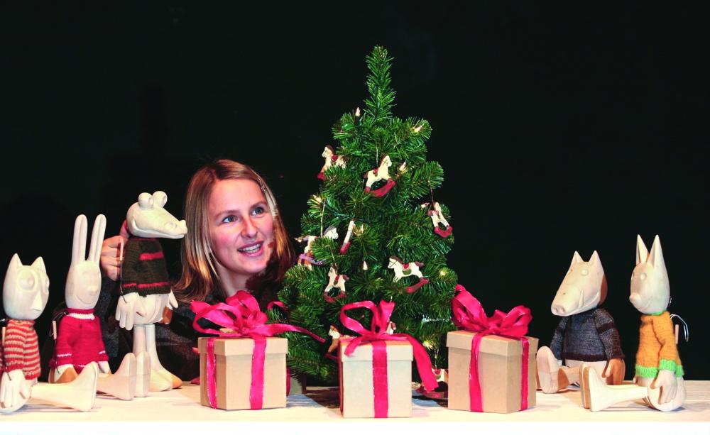 Gledališki vrtiljak s prazničnim Krokijem