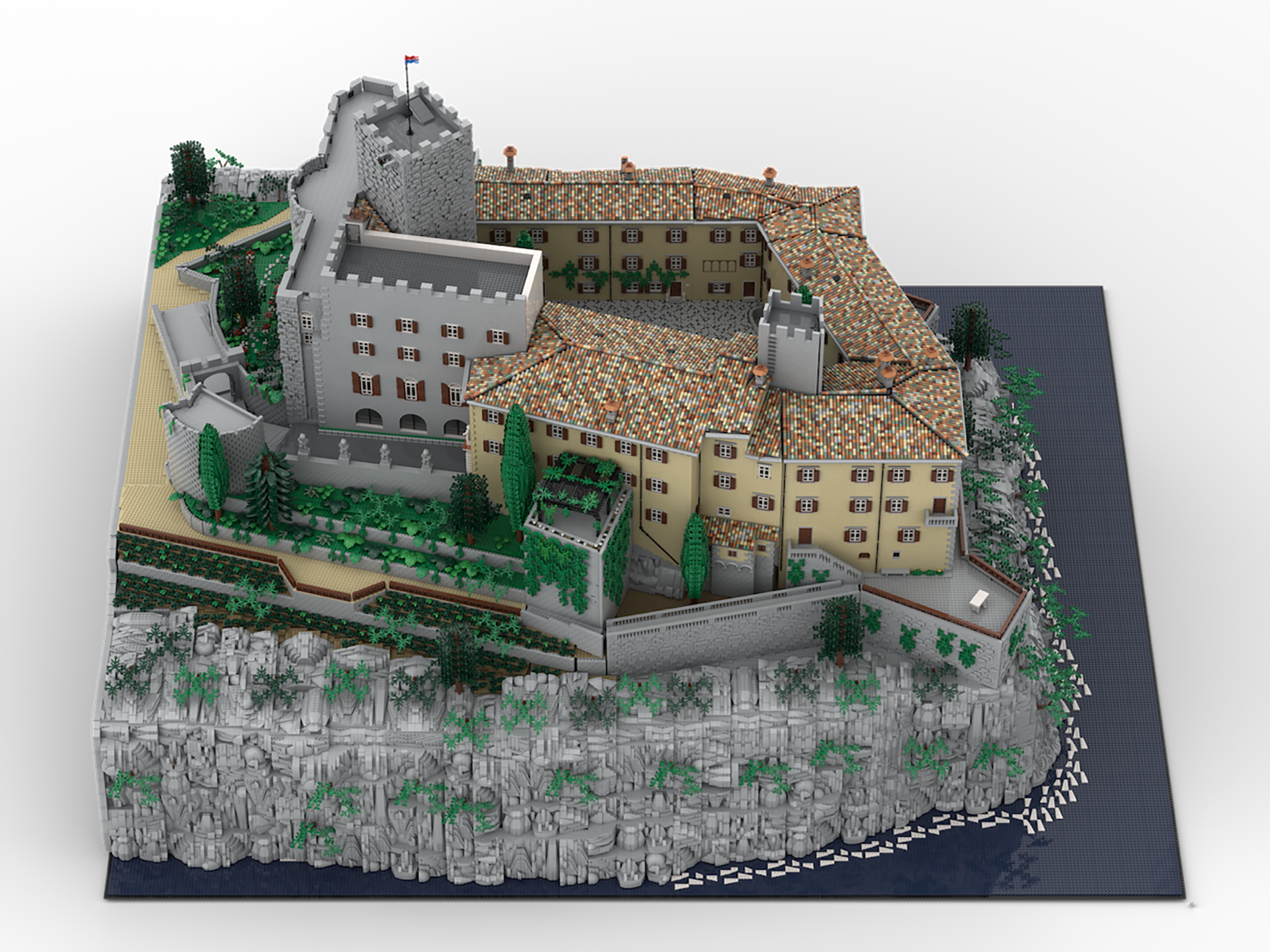 Devinski grad sestavili iz lego kock