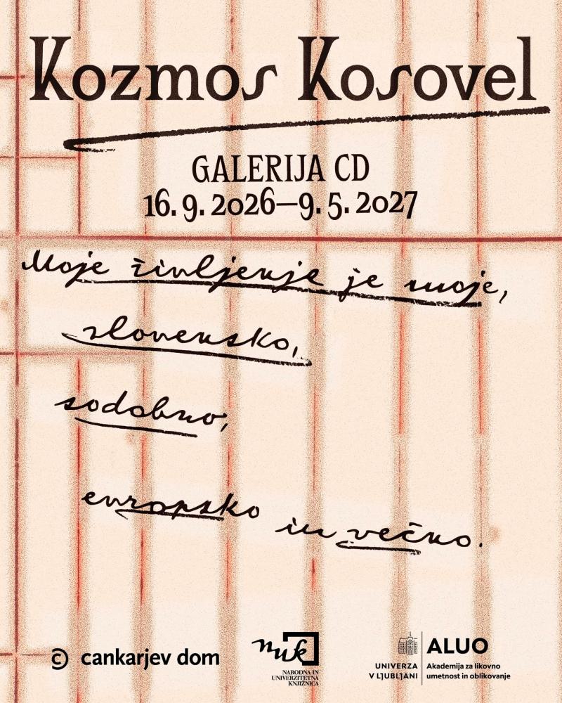 V Galeriji Cankarjevega doma sodoben pogled na Srečka Kosovela