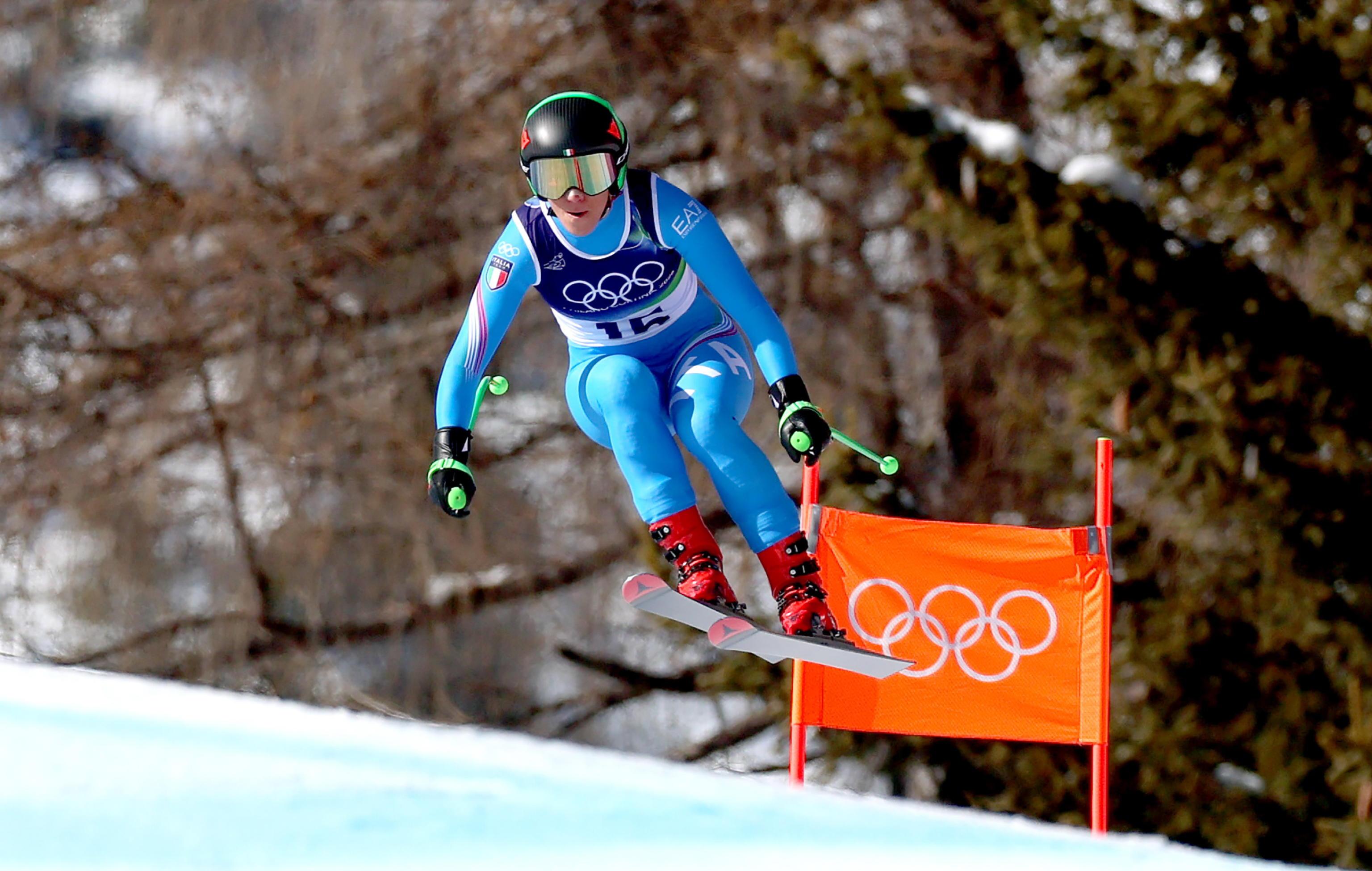 Johnson prvakinja v smuku, Goggia bronasta