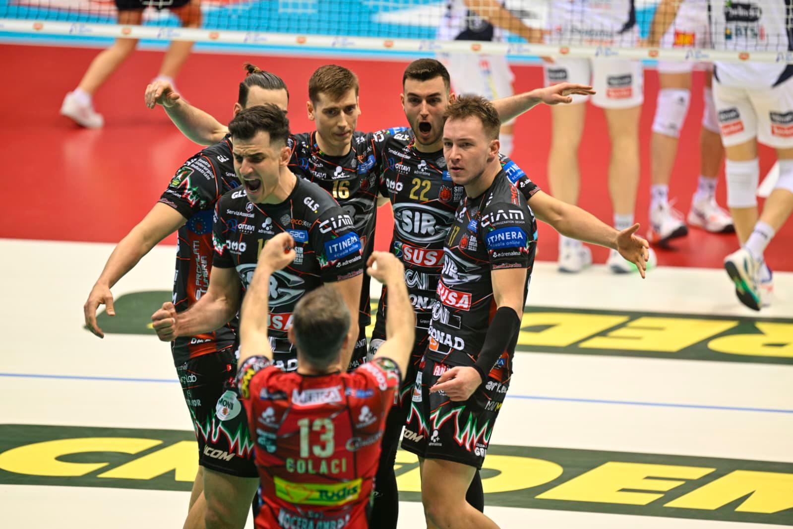 Prvi polfinalist superpokala v Trstu je Perugia