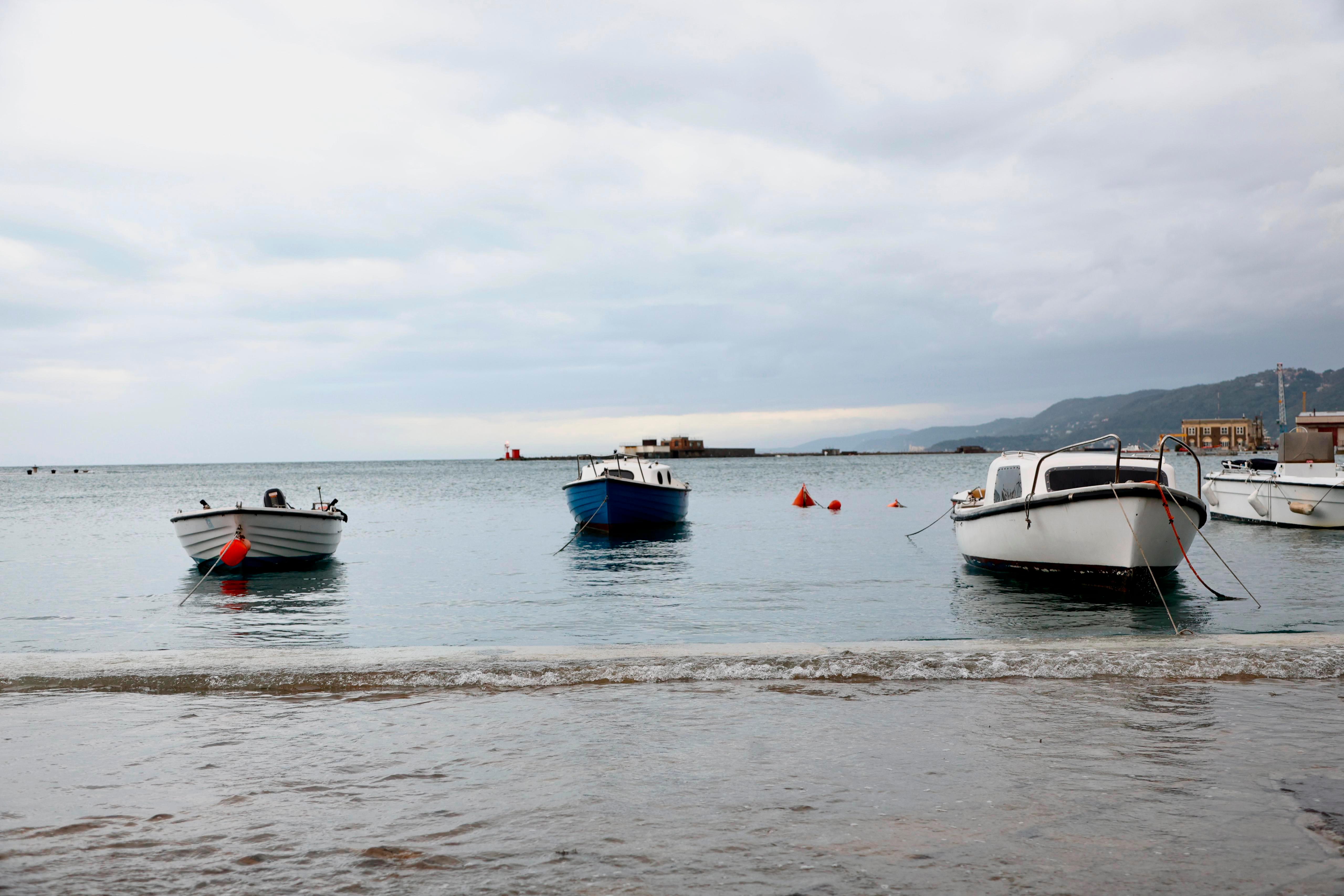Rumeno opozorilo zaradi visokega plimovanja morja