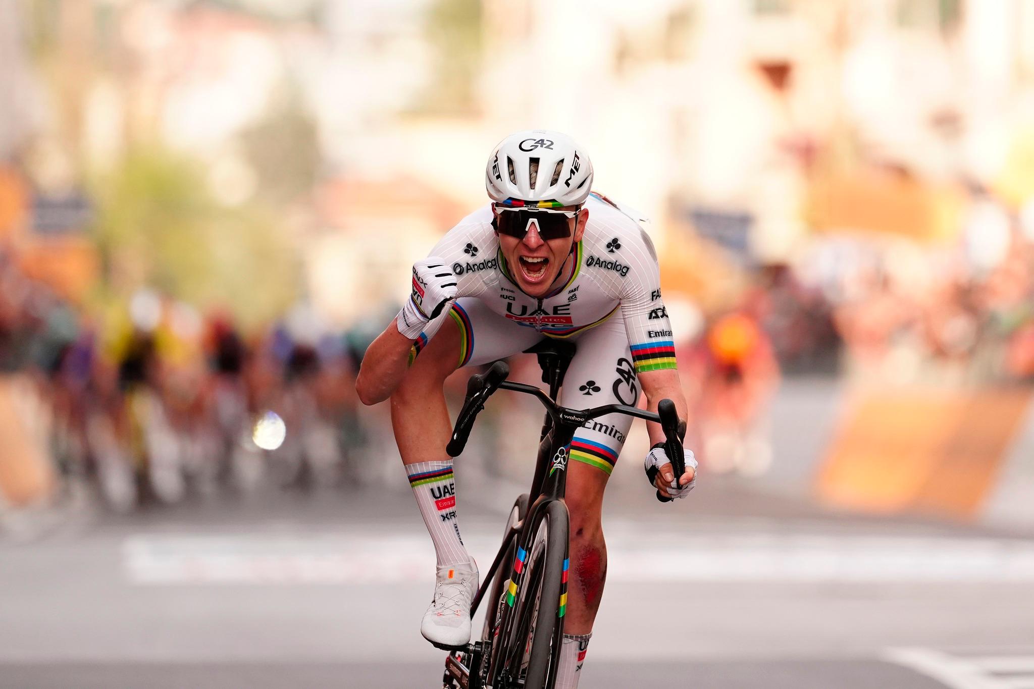 Tadej Pogačar na Milano-Sanremu do velike zmage