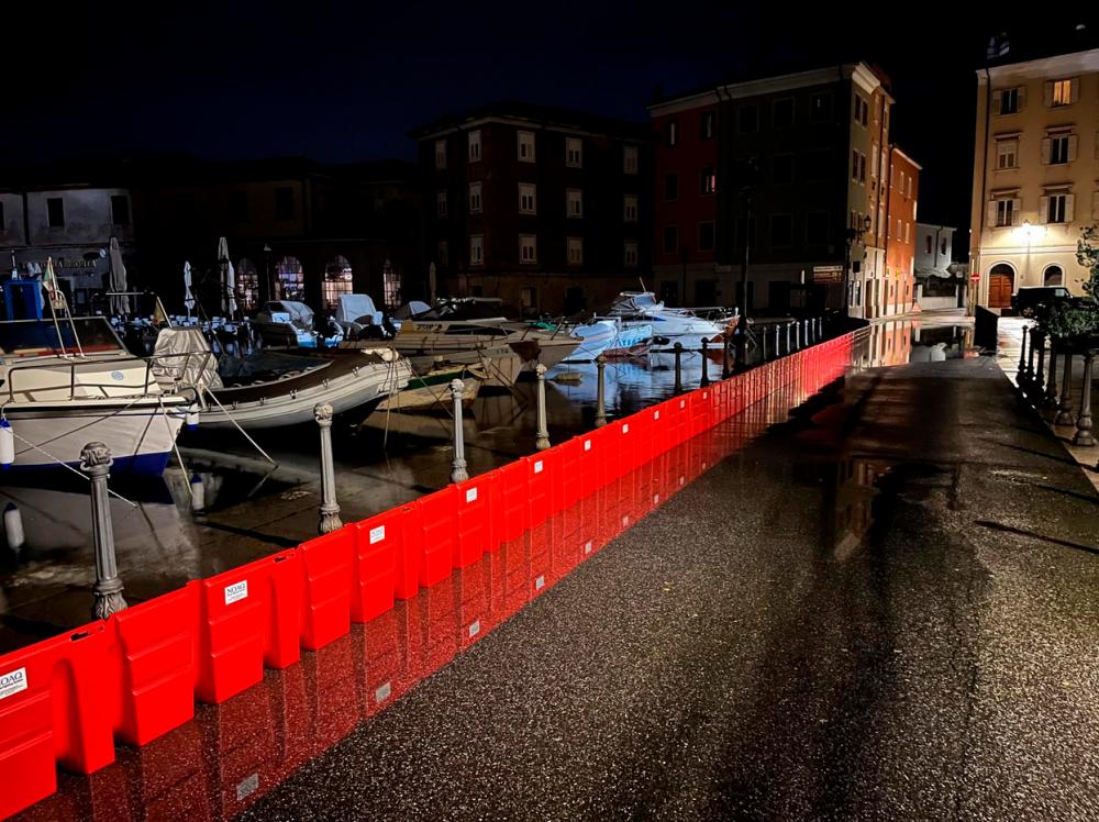 V Miljah so bile protipoplavne pregrade učinkovite