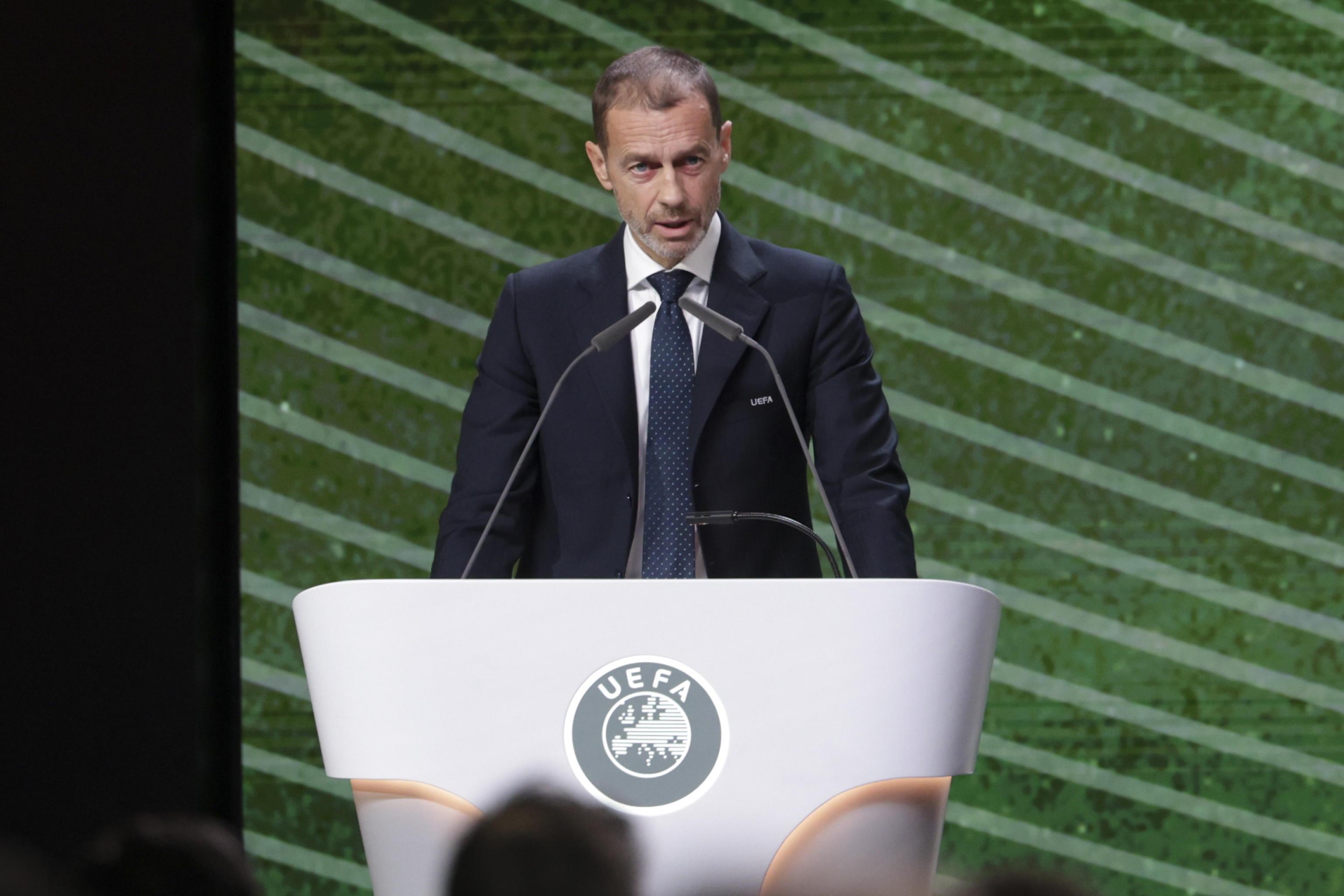 Čeferin Italijo opozarja na slabo stanje stadionov