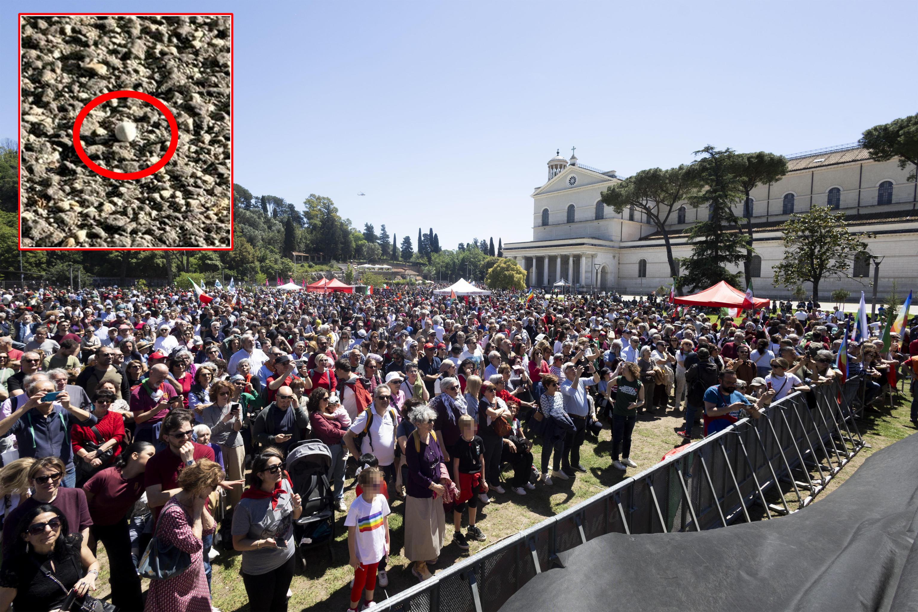 Pridržali moškega, ki je ob dnevu osvoboditve streljal na shod v Rimu