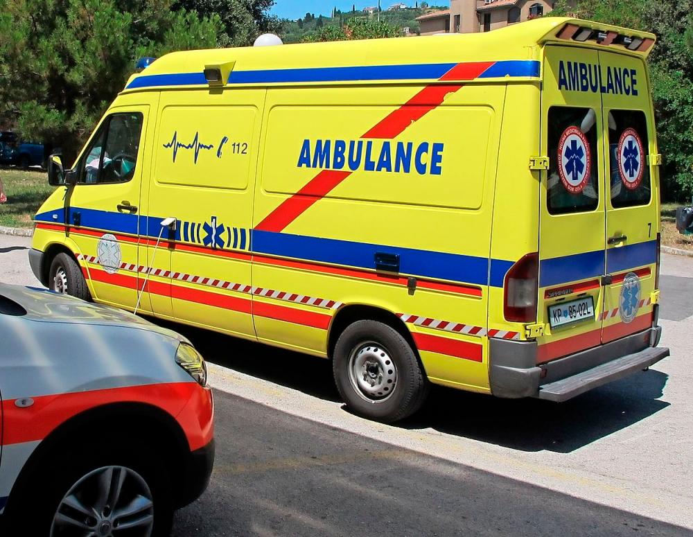 Med vožnjo zaspal in zapeljal v drevo