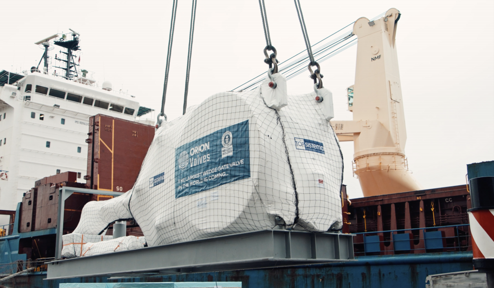 Orjaški ventil je na poti v Savdsko Arabijo (video)