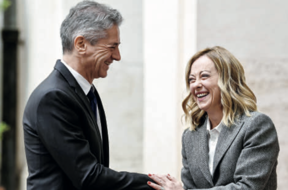 Robert Golob zaman čakal Giorgio Meloni