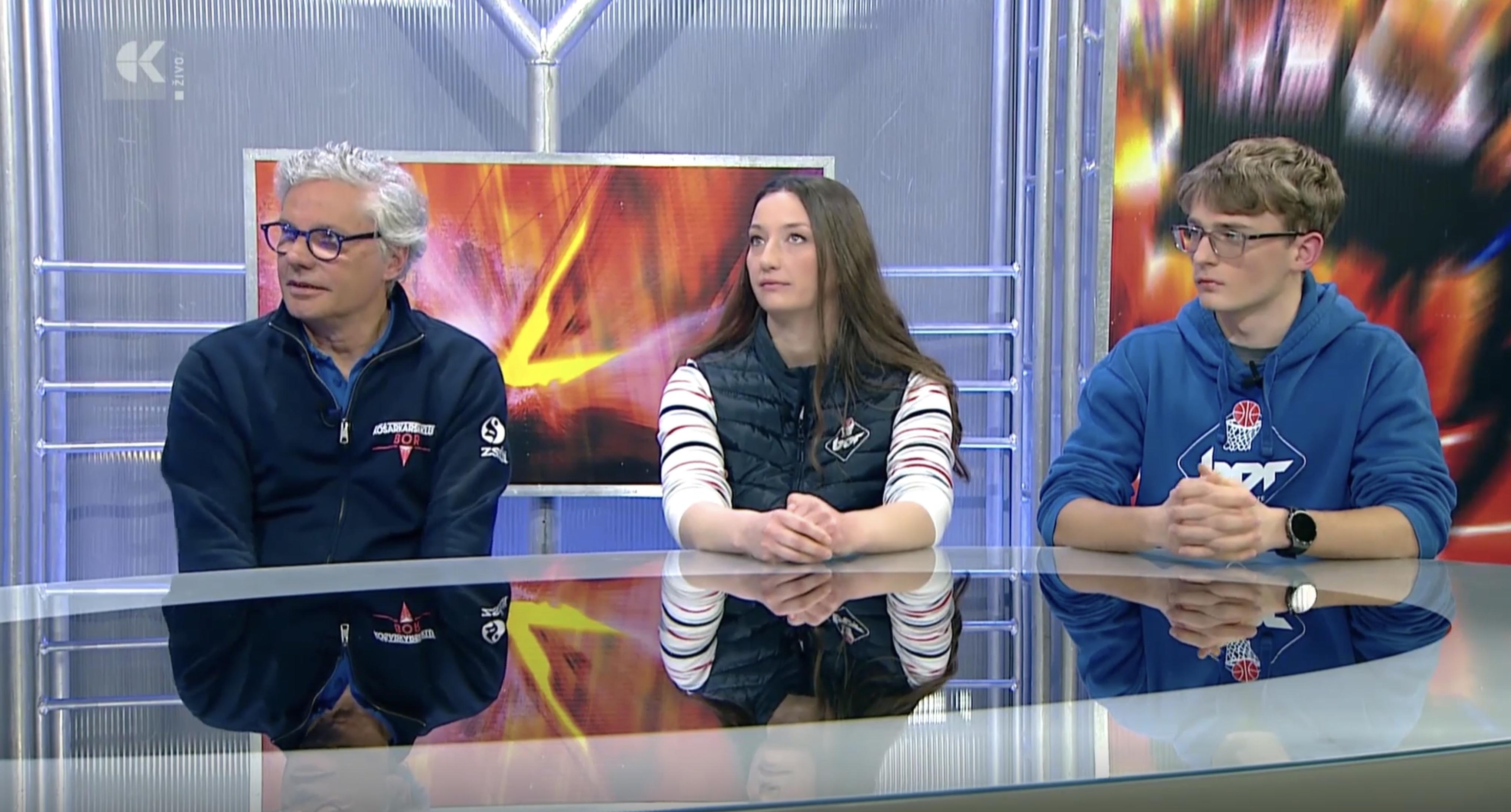 Športel s predstavniki KK Bor