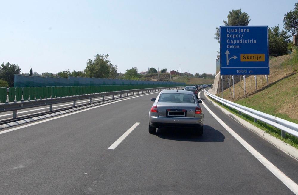 Slovenska vlada potrdila odpravo vinjet s 1. januarjem na obalni štiripasovnici