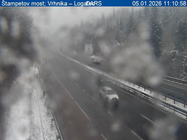 Sneži tudi marsikje v Sloveniji