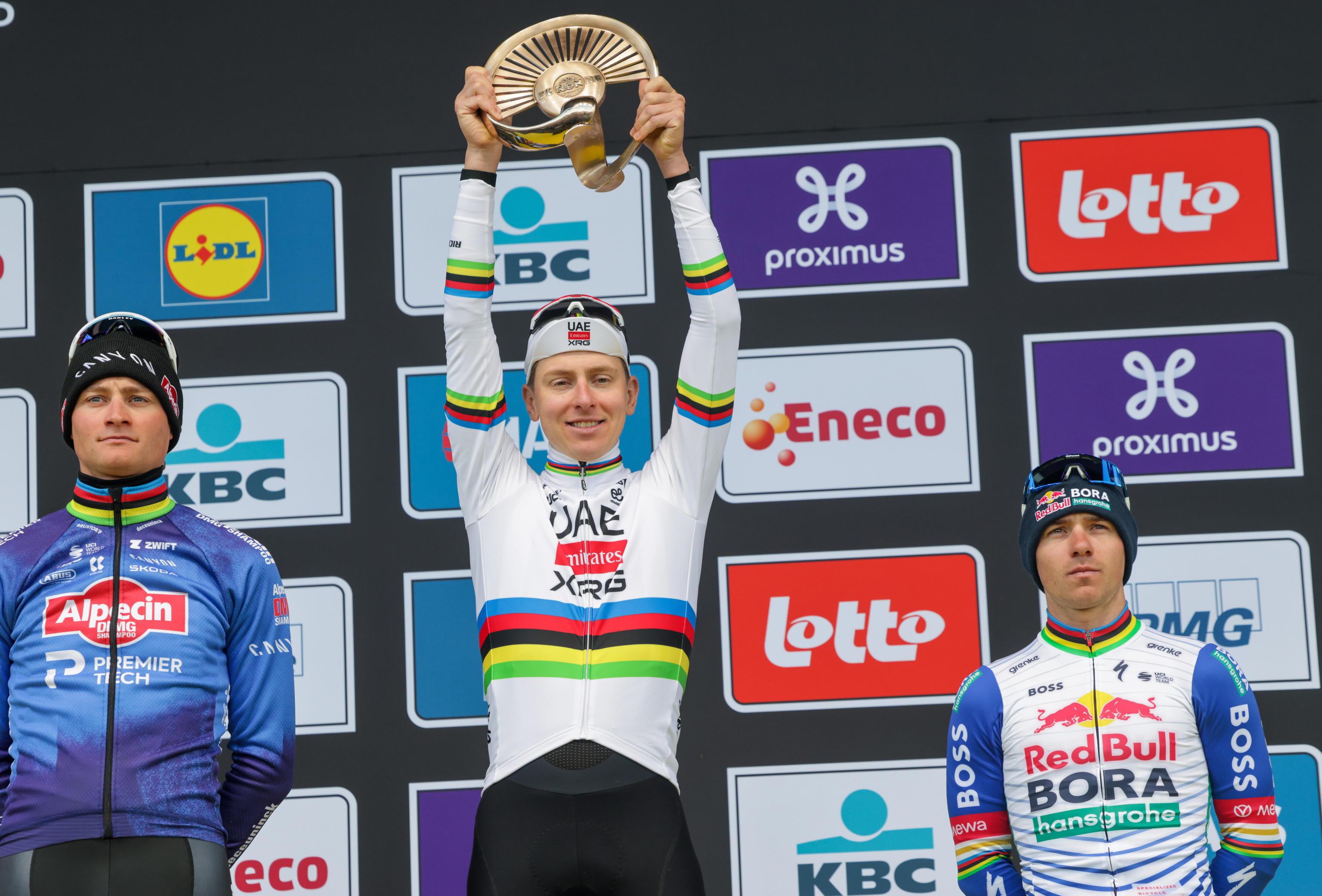 Pogačar še tretjič strl van der Poela in slavil po Flandriji