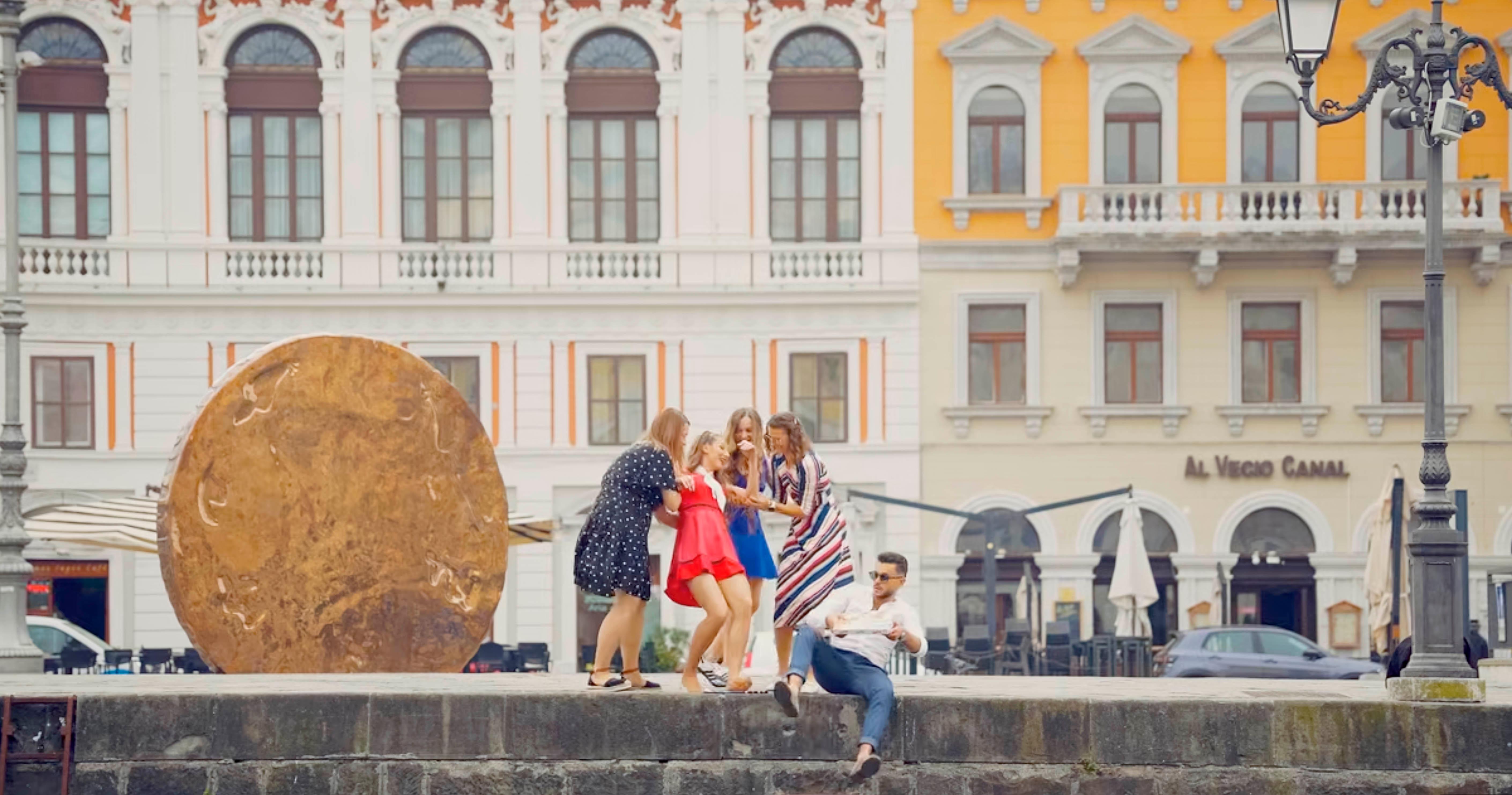 Avseniki snemali videospot v Trstu (VIDEO)