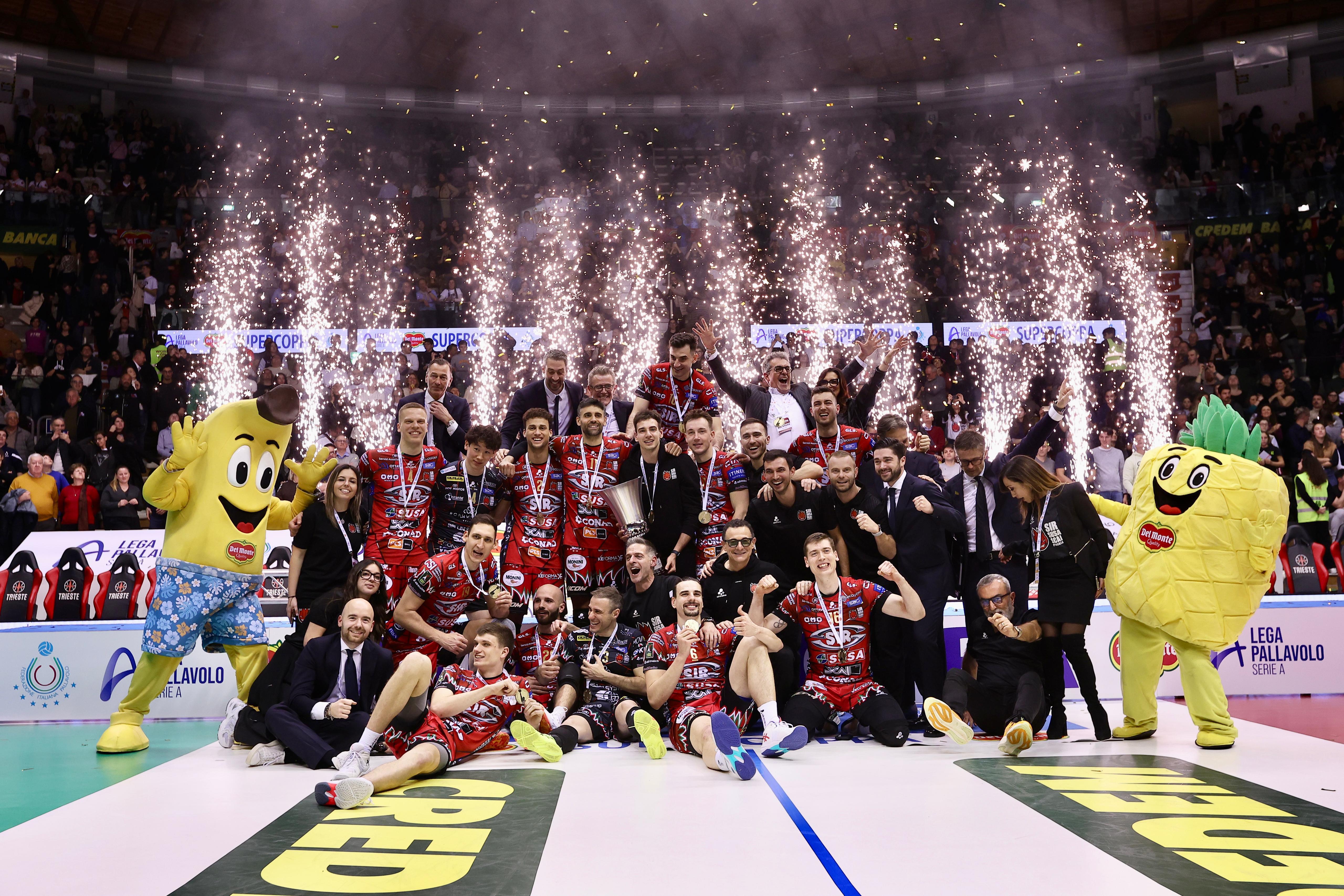 Superpokal v Trstu dvignila Perugia