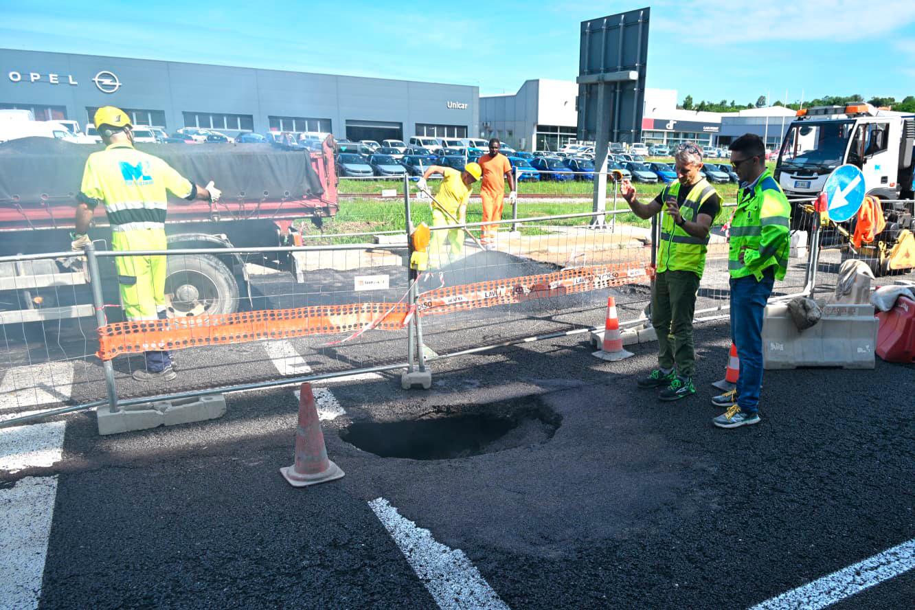 Na hitri cesti izvoz za Milje ponovno odprli