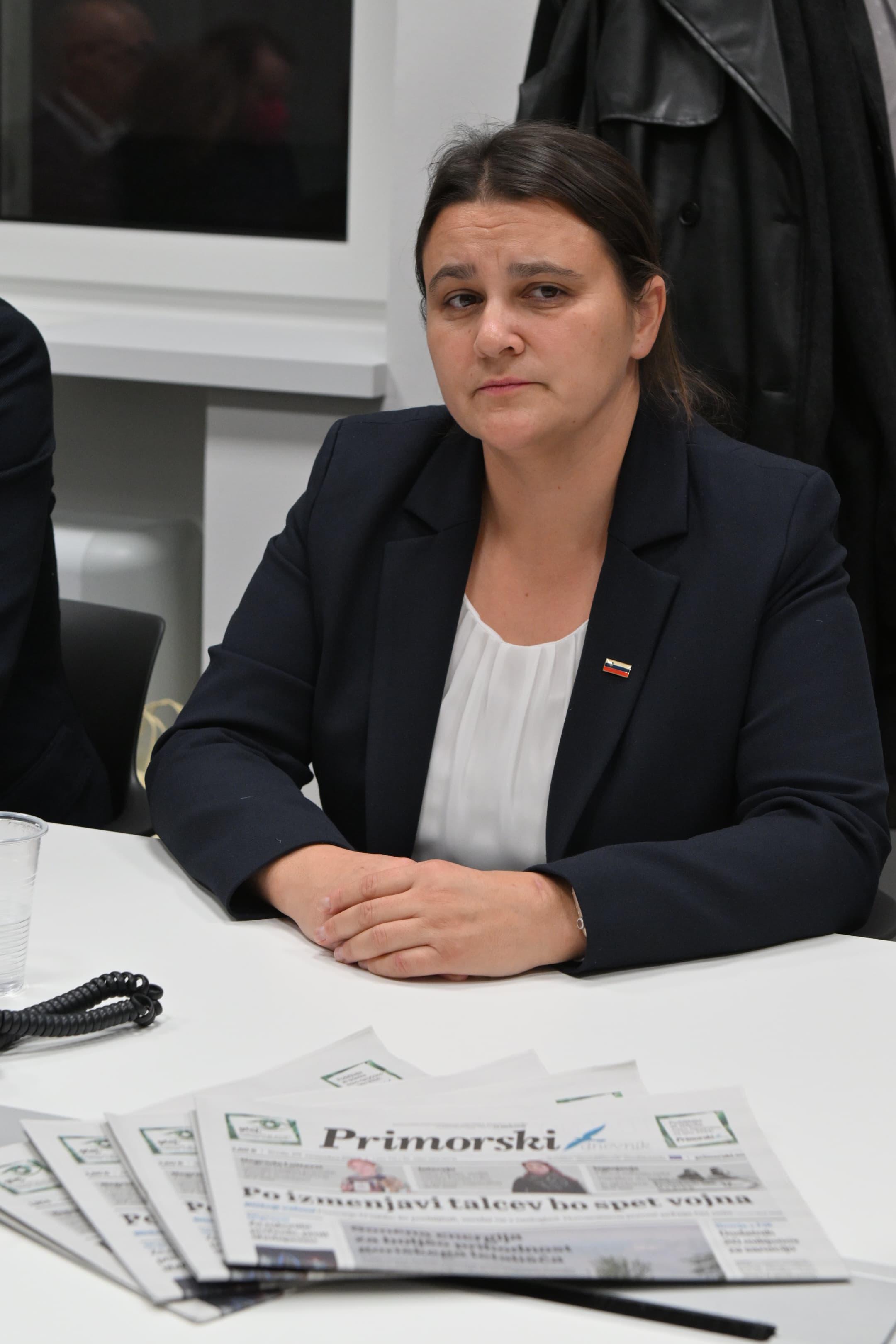 Ministrica Lep Šimenko pri Slovencih na Videmskem