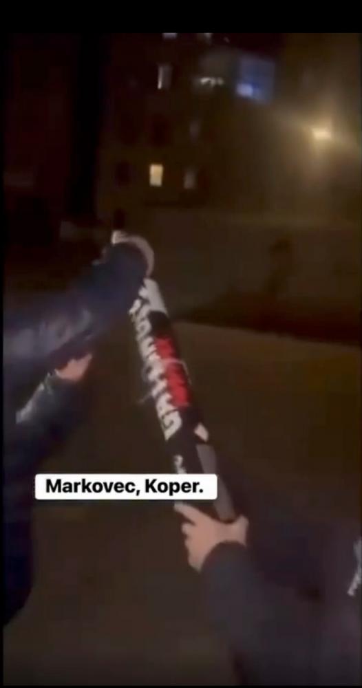 V stanovanjski blok na Markovcu novoletne rakete streljali trije mladoletniki